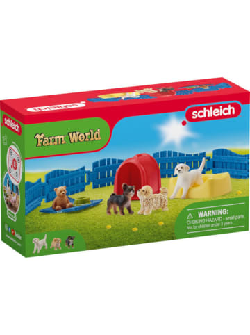 Schleich Spielfigur Farm World Welpenstube, 3-12 Jahre