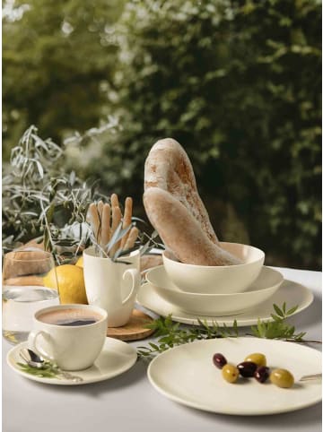 Seltmann Weiden 6er Set Kaffeetassen mit Untertassen Savona Fine Diamond 270 ml in creme