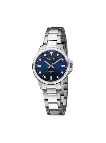 Regent Armbanduhr-Analog silber mittel (ca. 32mm) Regent Metallarmband
