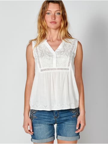 KOROSHI BÜGELBLUSEN in weiß