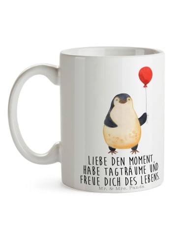 Mr. & Mrs. Panda haferl Pinguin Luftballon mit Spruch in Weiß