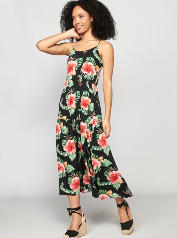 KOROSHI SOMMERLICHES HOCHKLEID in schwarz