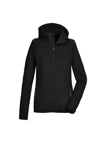Killtec Powerstretchjacke mit Kapuze in Schwarz0110