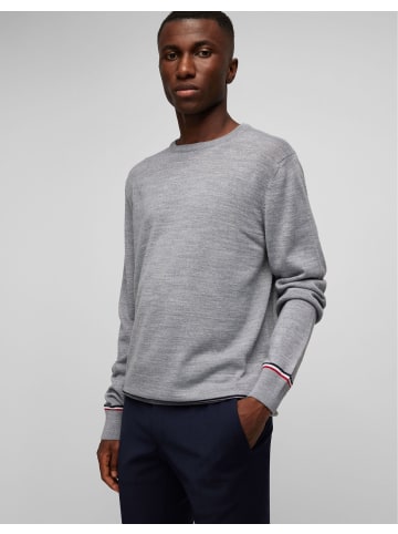 HECHTER PARIS Rundhals-Pullover in grey