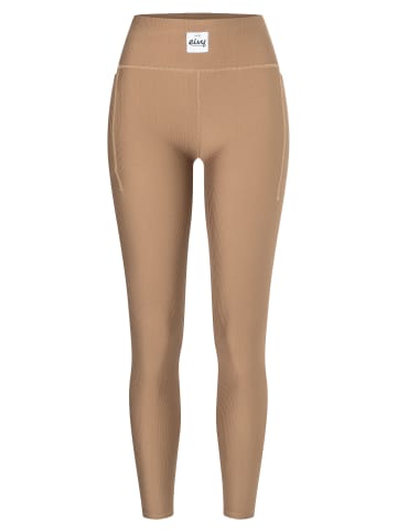 eivy Funktionstights Pocket Rib Tights in Faded Coffee