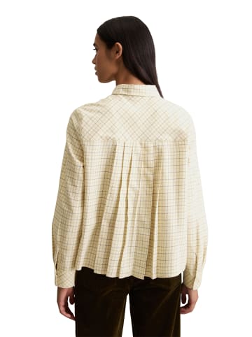 Marc O'Polo DENIM Karo-Bluse loose in Offwhite