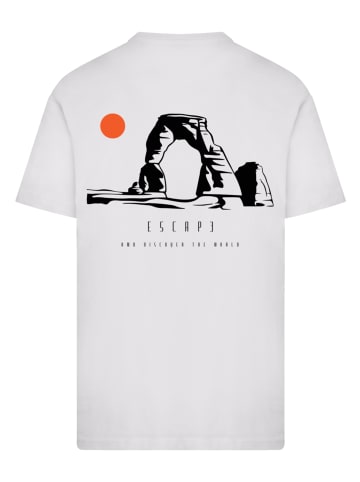 F4NT4STIC T-Shirt Escape Discover the World Savannah in weiß