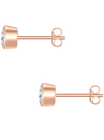 Rafaela Donata Ohrstecker aus Sterling Silber mit Zirkonia in roségold