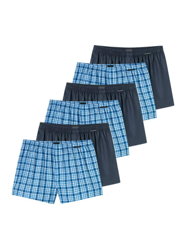Schiesser Boxershorts Web in Hellblau