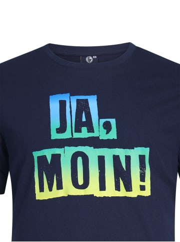 SCHIETWETTER "Ja Moin", 100% Baumwolle in navy-rainbow