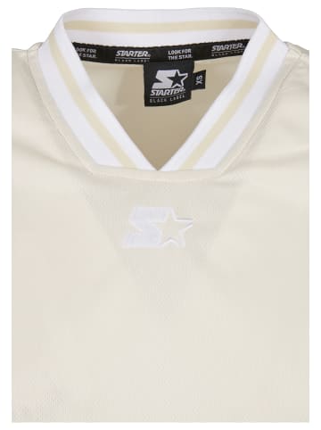 STARTER Mesh Tees in palewhite/white