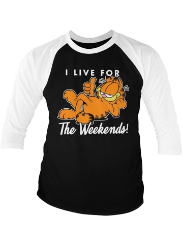 Garfield Longsleeve in Weiß