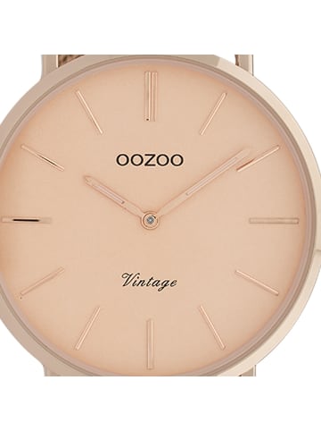 Oozoo Analog-Armbanduhr Oozoo Vintage Series rosegold mittel (ca. 36mm)