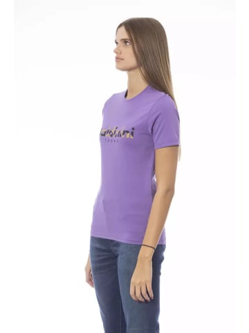 Baldinini Trend Lila Baumwolle Damen T-Shirt