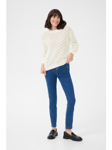 Kaffe Strickpullover KAnika in Chalk