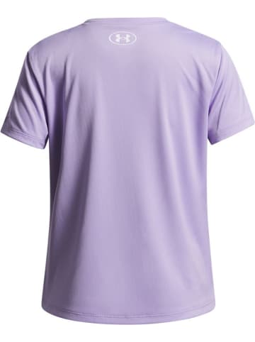 Under Armour Sportshirt "Tech Wordmark Graphic T-Shirt" in Lila