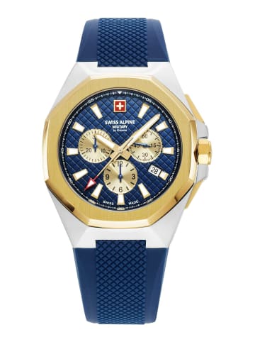 Swiss Alpine Military by Grovana Analoguhr für Herren in blau