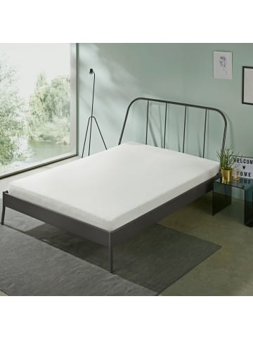 Erwin Müller Single-Jersey Spannbettlaken Bamberg in weiß