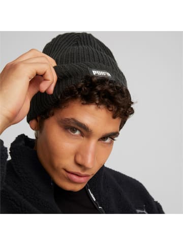Puma Bodywear RIBBED CLASSIC CUFF BEANIE in Schwarz