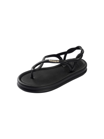 Havaianas Luna Puffed Sandalen zum Reinschlüpfen Schwarz