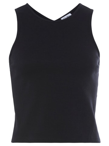 s.Oliver Ripptanktop in schwarz