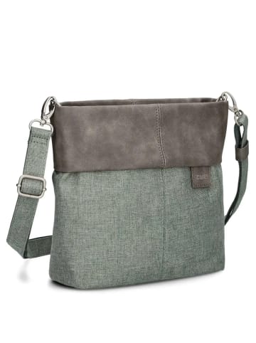 Zwei Olli OT8 - Schultertasche 25 cm (leo-cotton) in salbei