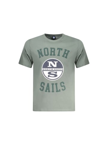North Sails Grün Baumwolle Herren T-Shirt