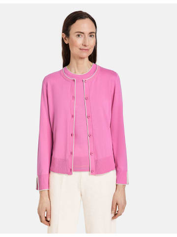 Gerry Weber Jacke Strick in Aurora Pink