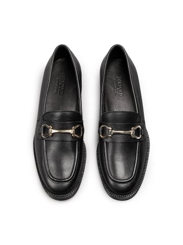 LLOYD Schuhe Hochwertiger Slipper in tiefschwarz