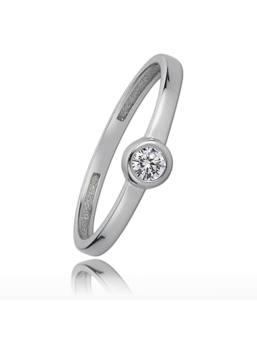 BALIA 333 Weißgold - 8 Karat Damen Ringe Kristall weißgold Fingerring 54 (17,2)