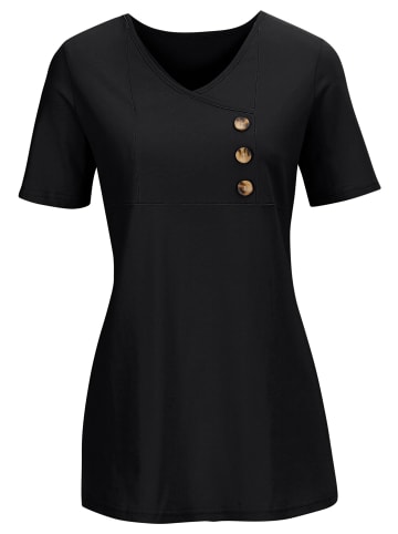 Sieh an! Shirttunika in schwarz