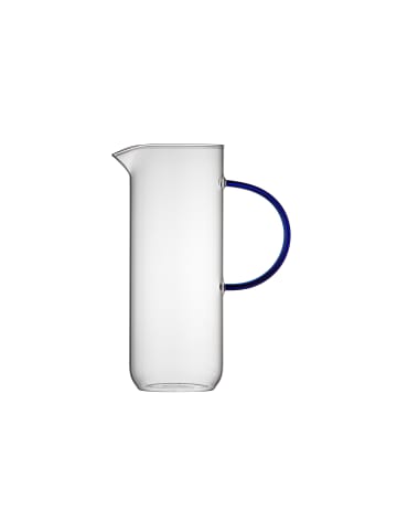 Lyngby Glas Glaskanne Torino in Blau