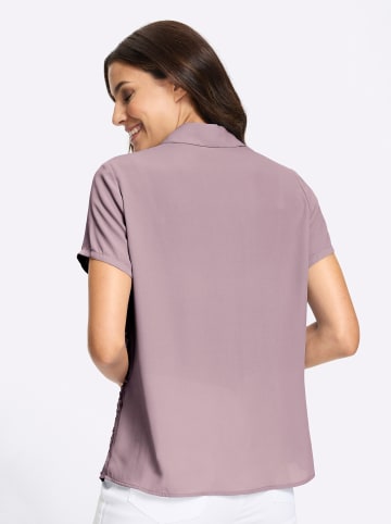 WITT WEIDEN Kurzarm-Bluse in mauve
