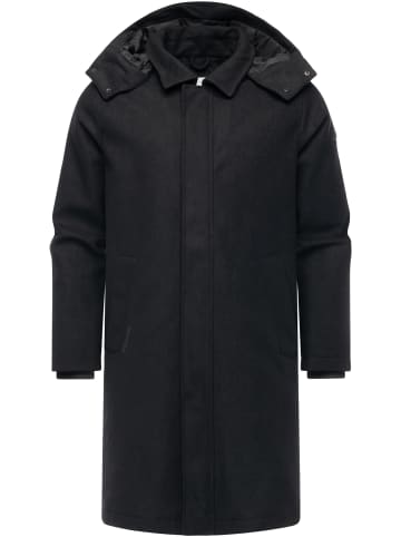 ragwear Wintermantel Isaq Felt YOUMODO in Black
