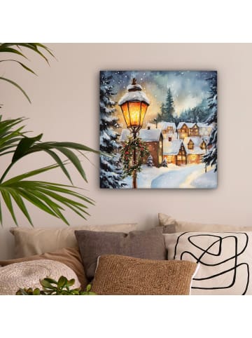 MuchoWow Leinwand Bilder Sandfarben