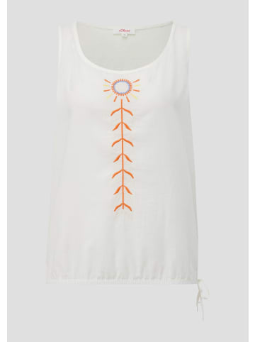 s.Oliver T-Shirt in 0210_ecru