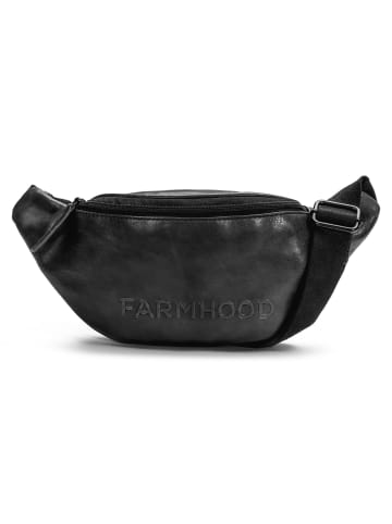 Farmhood Memphis Gürteltasche Leder 34 cm in black