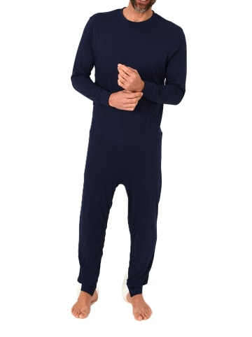 NORMANN Pflegeoverall langarm Reißverschluss Bein - 88533 in blau