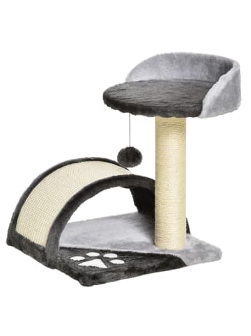 Pawhut Kratzbaum Dunkelgrau 35,5L x 37B x 46H cm
