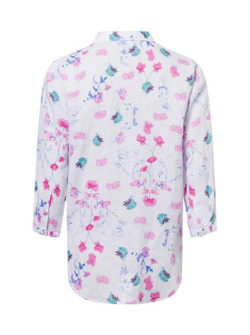 Franco Callegari Blusenshirt in weiß rosa - 0012