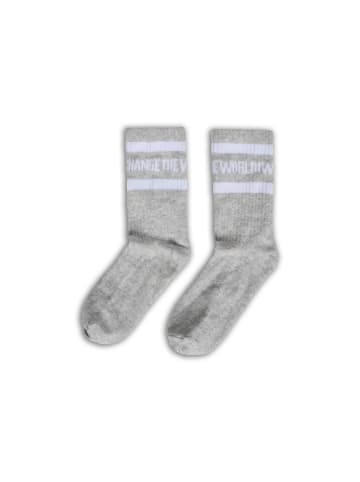 Sometime Soon Crew Socken Stscarbon Kinder in LIGHT GREY MELANGE