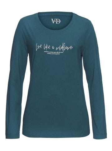 VIVANCE DREAMS Pyjama in dunkelgrün-gelb-gemustert