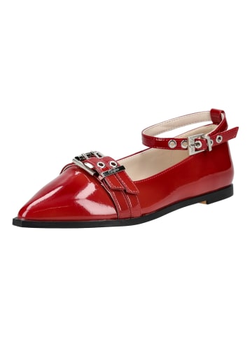 Buffalo Ballerinas in Rot Lack