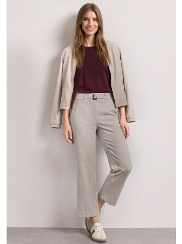 Street One High Waist Culotte mit Schnallendetail in Clay Sand