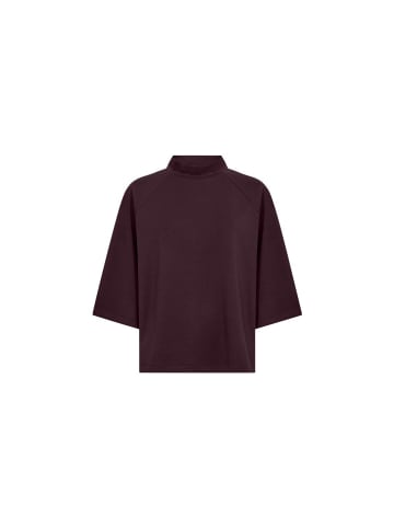 soyaconcept Langarmbluse in chocolate plum