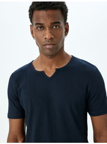 KOTON TSHIRT SS BSC in Marineblau