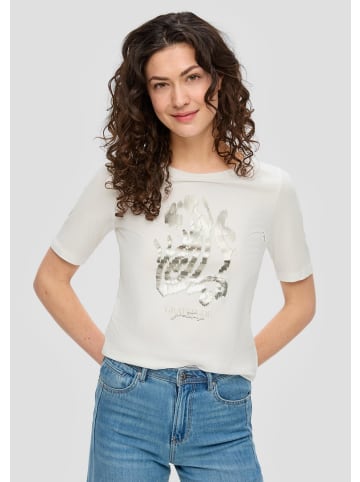 s.Oliver T-Shirt in 02D2_creme