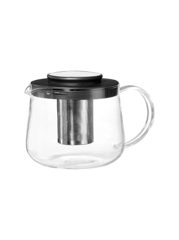 Ritzenhoff & Breker Teekanne mit Sieb Yucca in 1,5 l in schwarz-transparent