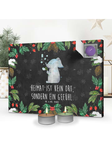 Mr. & Mrs. Panda Duftkerzen Adventskalender Elefant Seifenblasen... in Kreidetafel