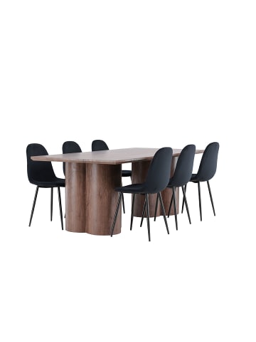 ebuy24 Essgruppe Olivia Mokka 100 x 210 cm